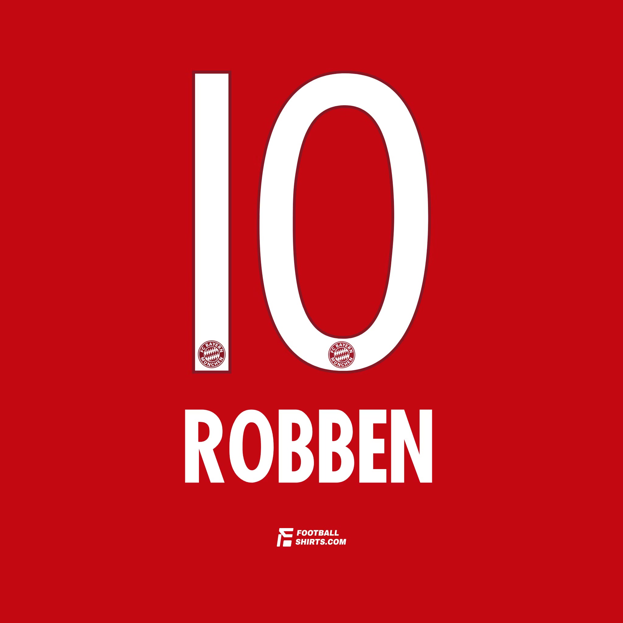 2015/16 Bayern Munich Heim Robben #10 | Offizieller Flock