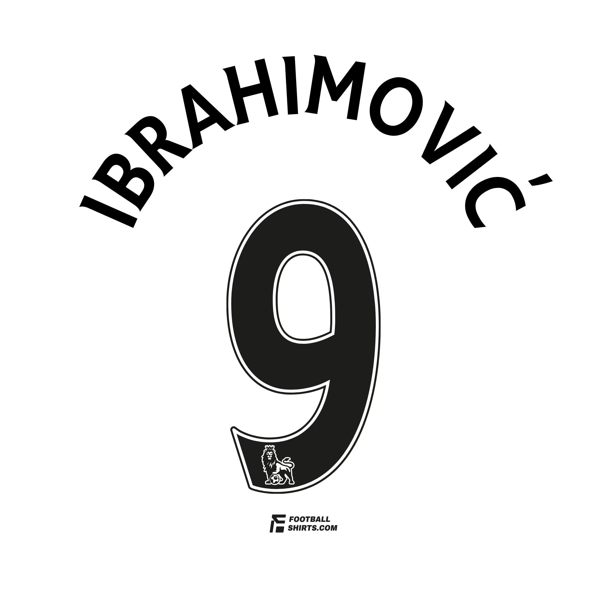 2016/17 Manchester United Drittes Ibrahimović #9 | Offizieller Kinder Flock