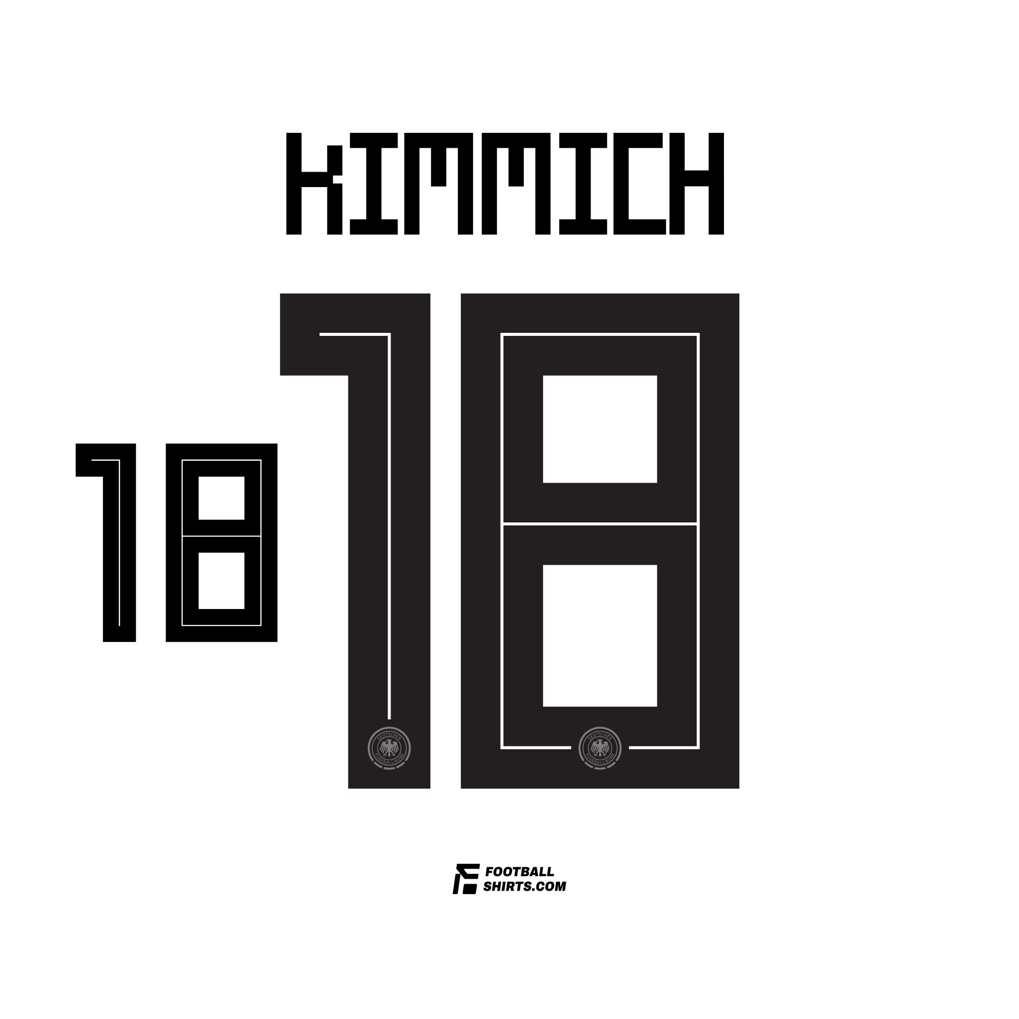 2018 Deutschland Heim Kimmich #18 | Offizieller Flock