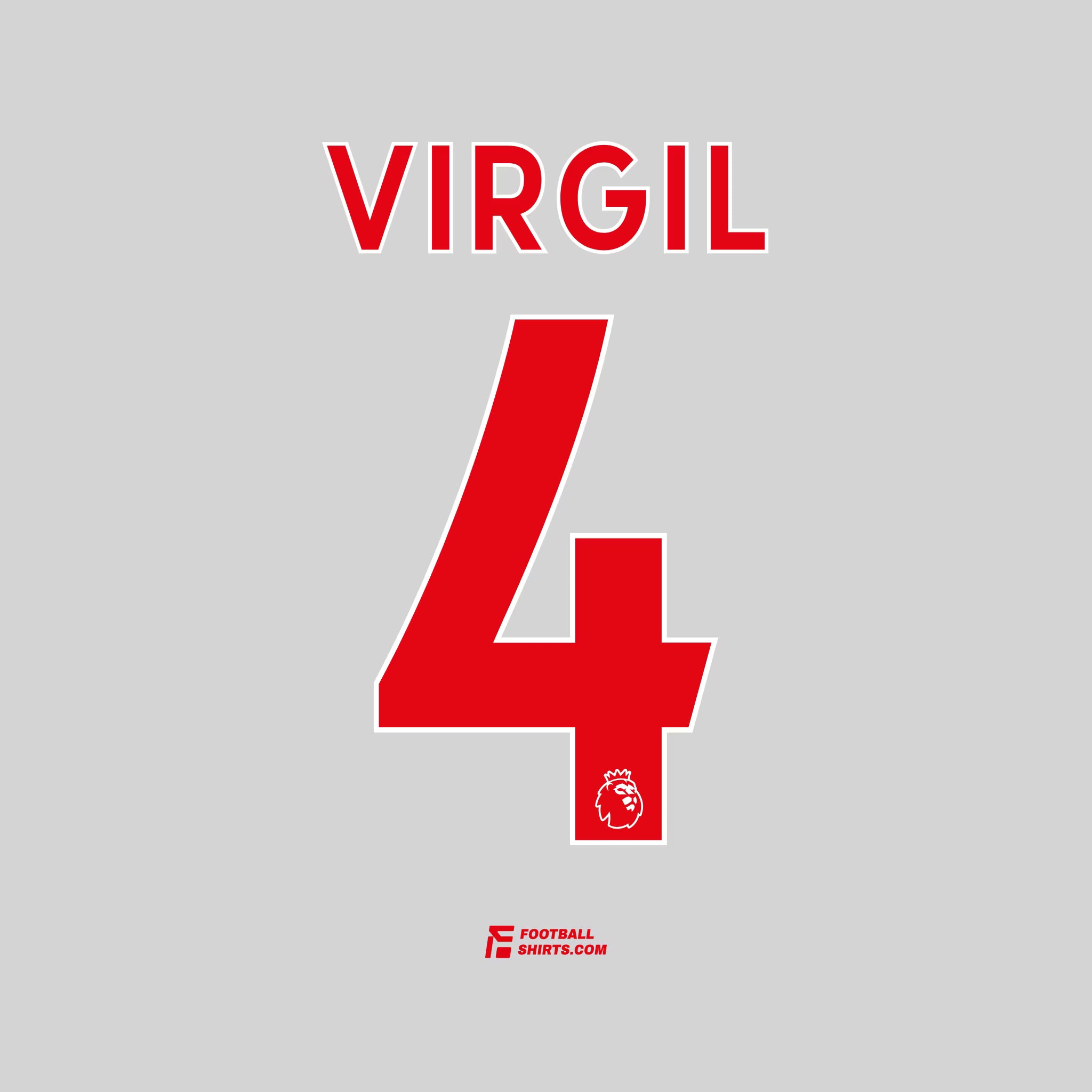 2018-22 Liverpool Auswärts/Drittes Virgil #4 | Offizieller Flock