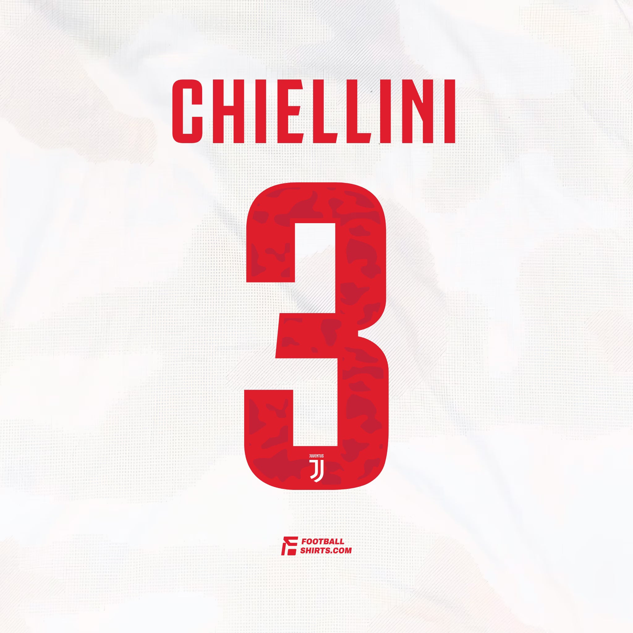 2019/20 Juventus Auswärts Chiellini #3 | Offizieller Flock