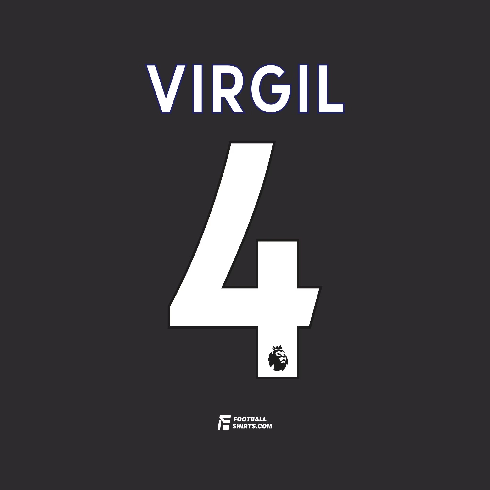 2017-23 Liverpool Heim/Auswärts/Drittes Virgil #4 | Offizieller Flock