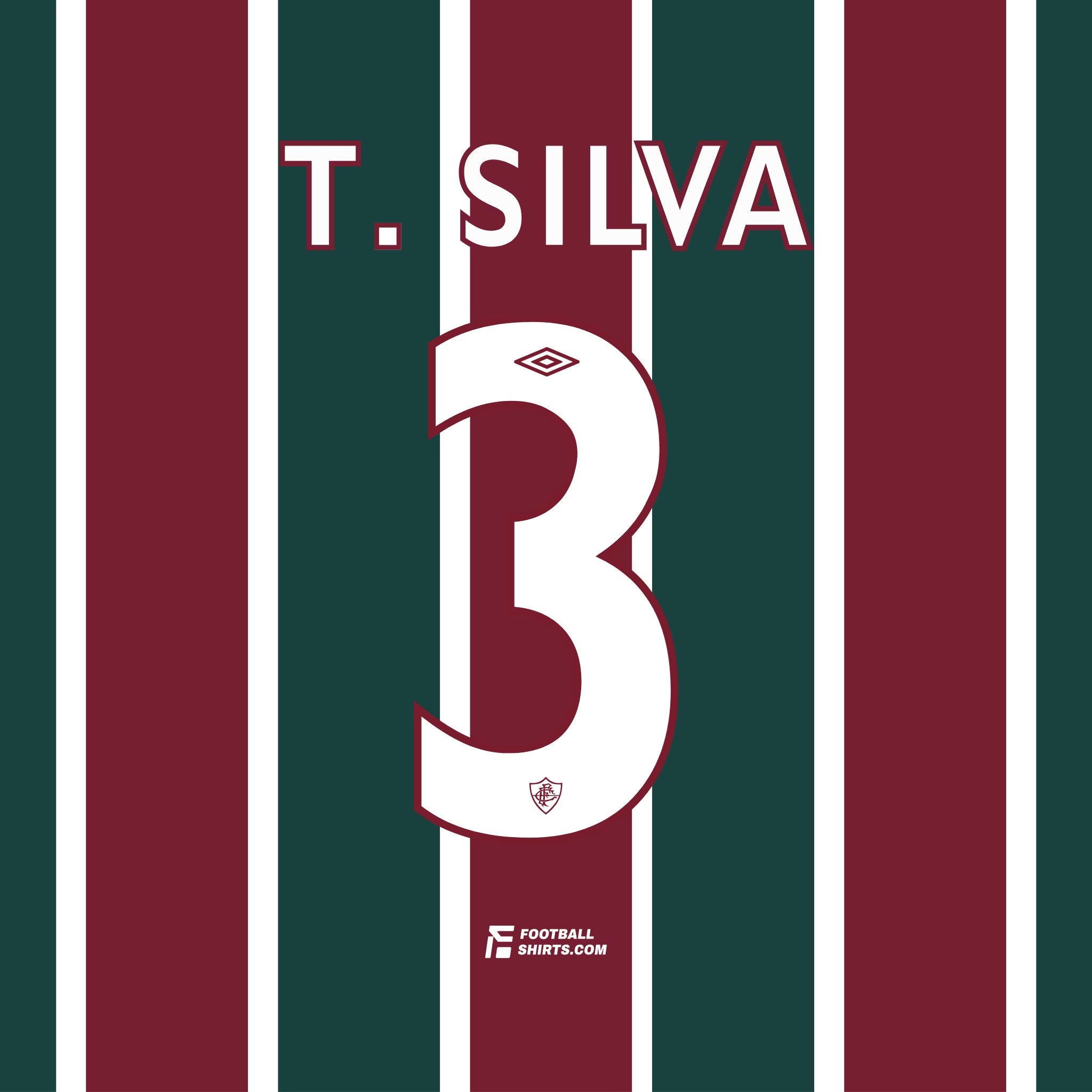 2024 Fluminense Heim T.Silva #3 | Offizieller Flock