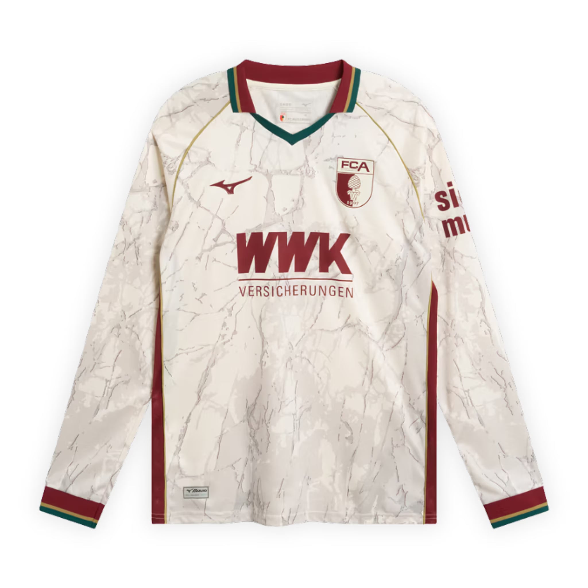 FC Augsburg 2026/27 Heimtrikot Langarm | Mizuno