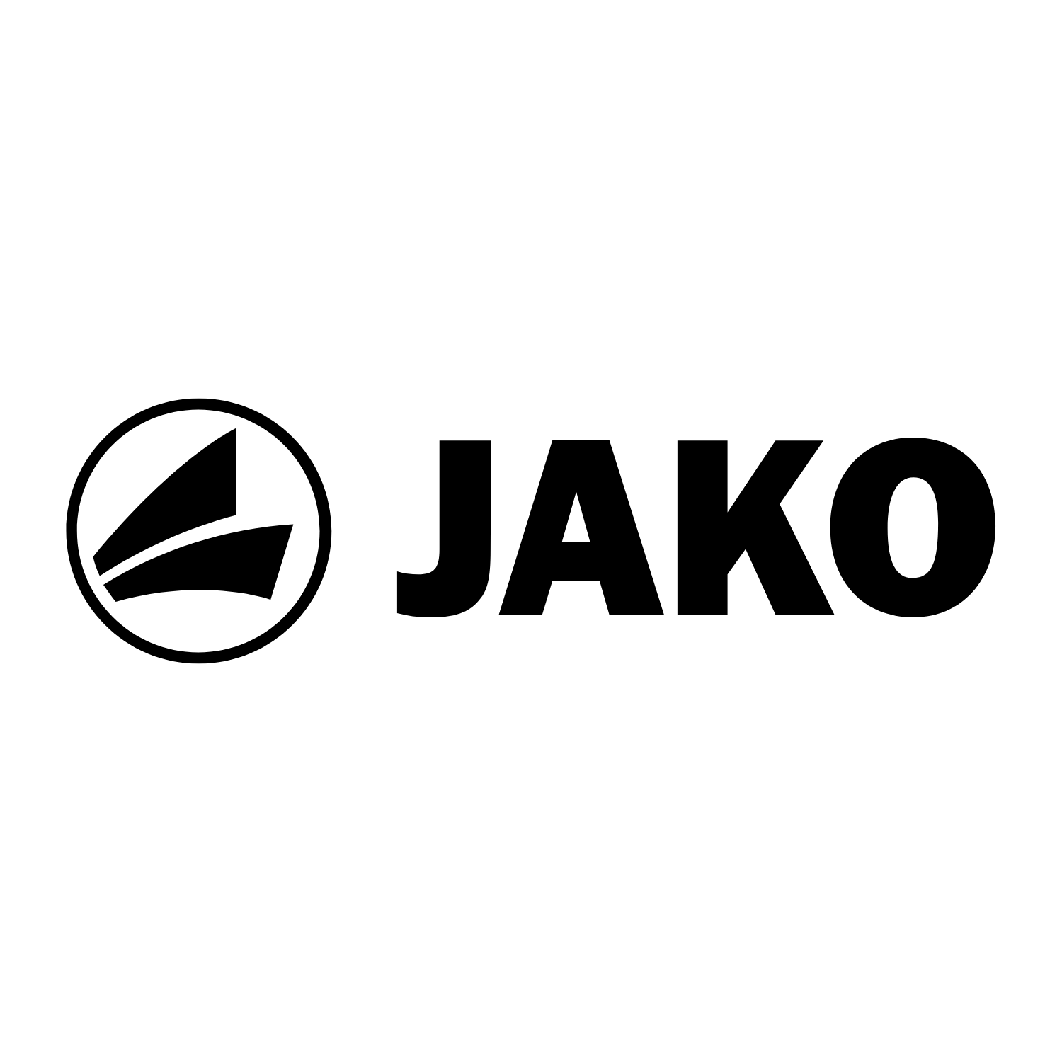 Black JAKO brand logo (2025) – German football kit supplier emblem.