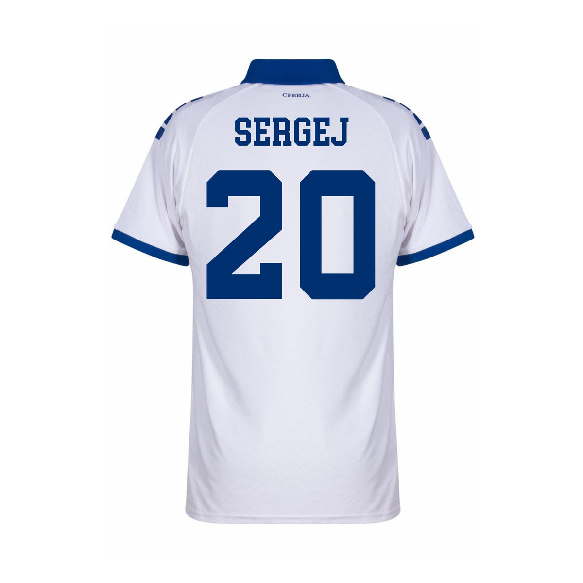 Serbie 2025-26 Maillot Extérieur Authentic | Sergej #20 | Capelli