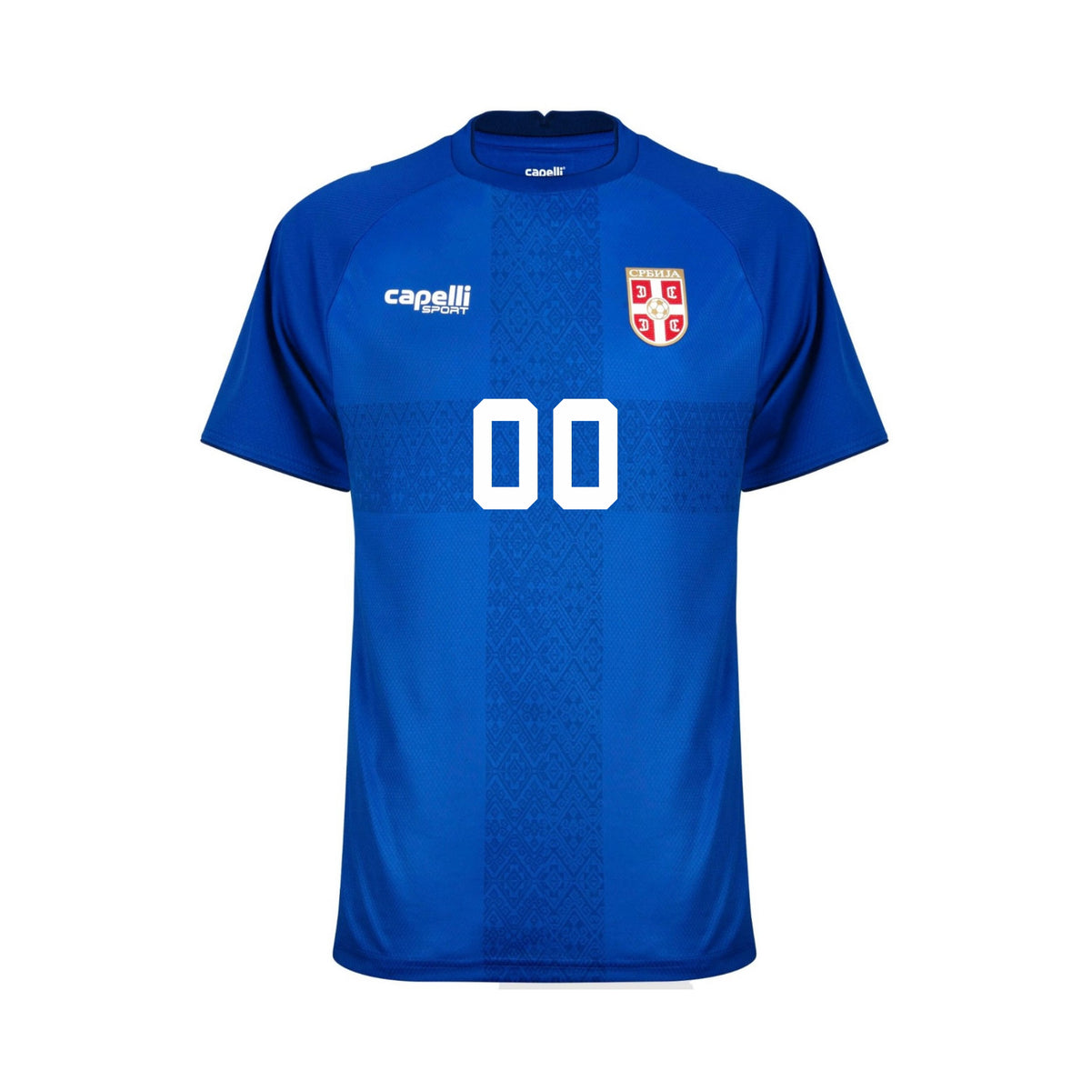 Serbia 2025-26 Authentic Home Shirt | Custom Name (Fan-Style) | Capelli