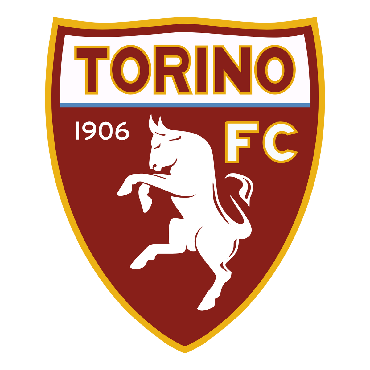 Official Torino FC football club logo (2005 version), classic team crest used on official football kits and merchandise.