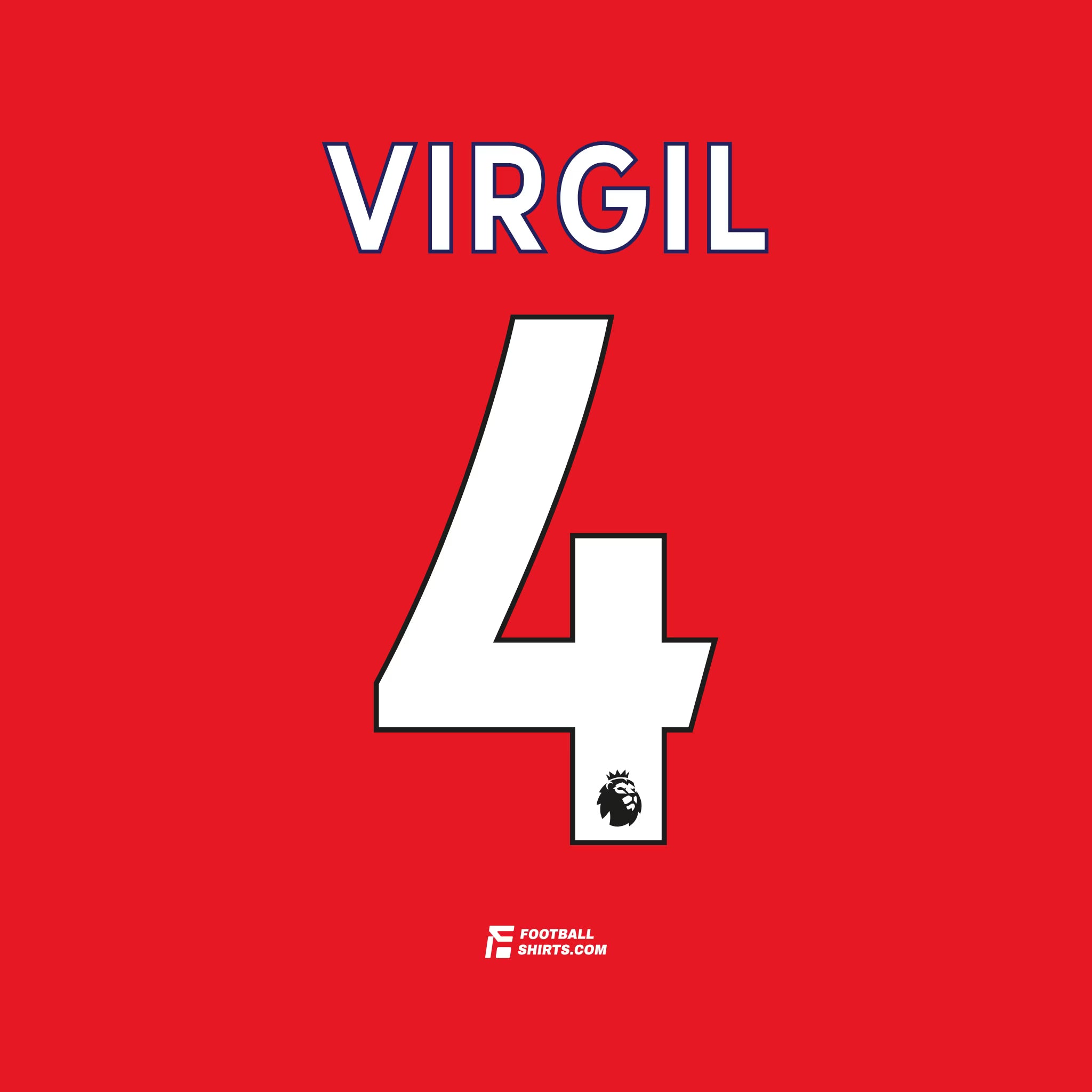 2017-23 Liverpool Heim/Auswärts/Drittes Virgil #4 | Offizieller Flock