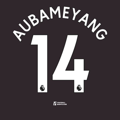 2017-22 Arsenal Heim/Auswärts/Drittes Aubameyang #14 | Offizieller Flock