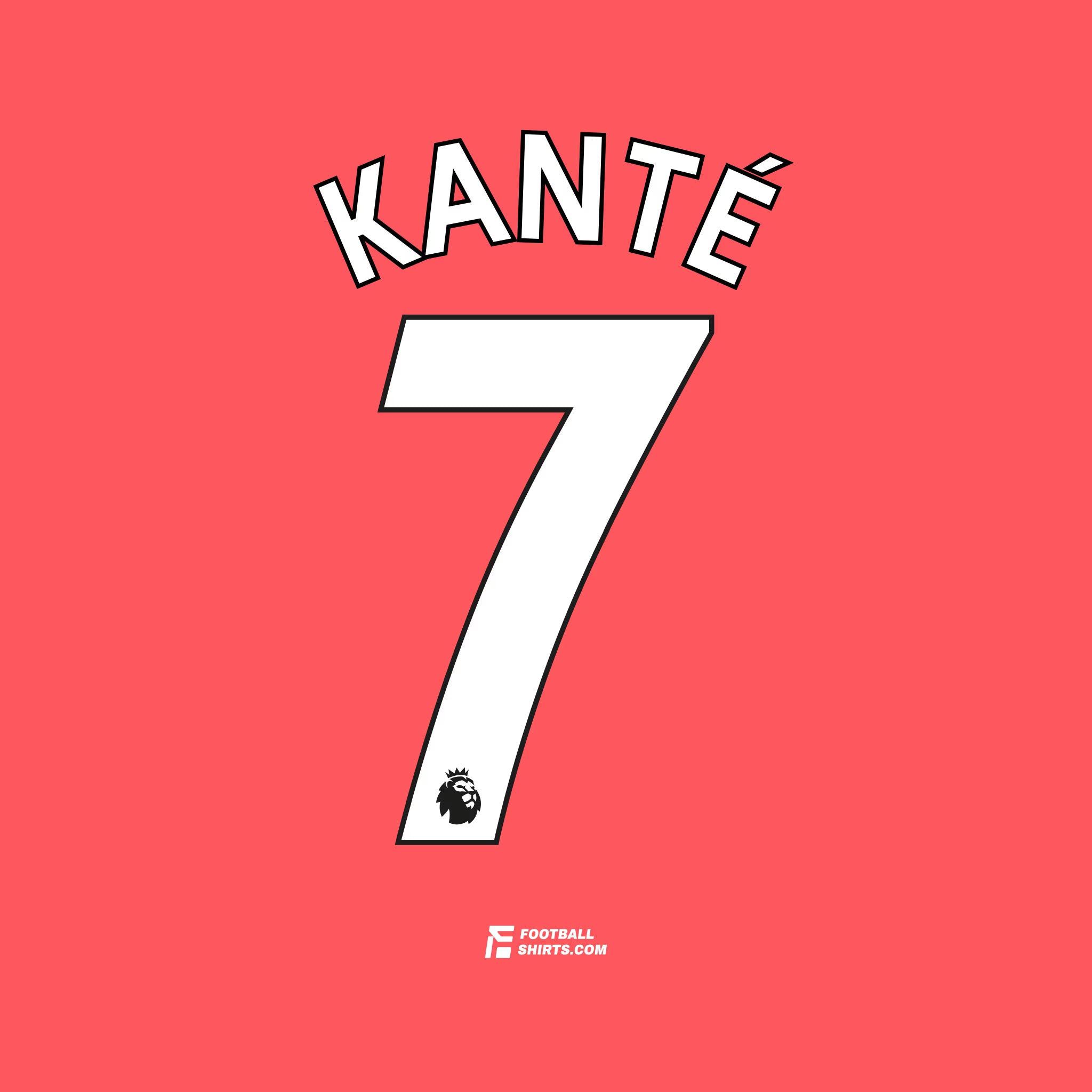 2017-23 Chelsea Heim/Drittes Kanté #7 | Offizieller Flock