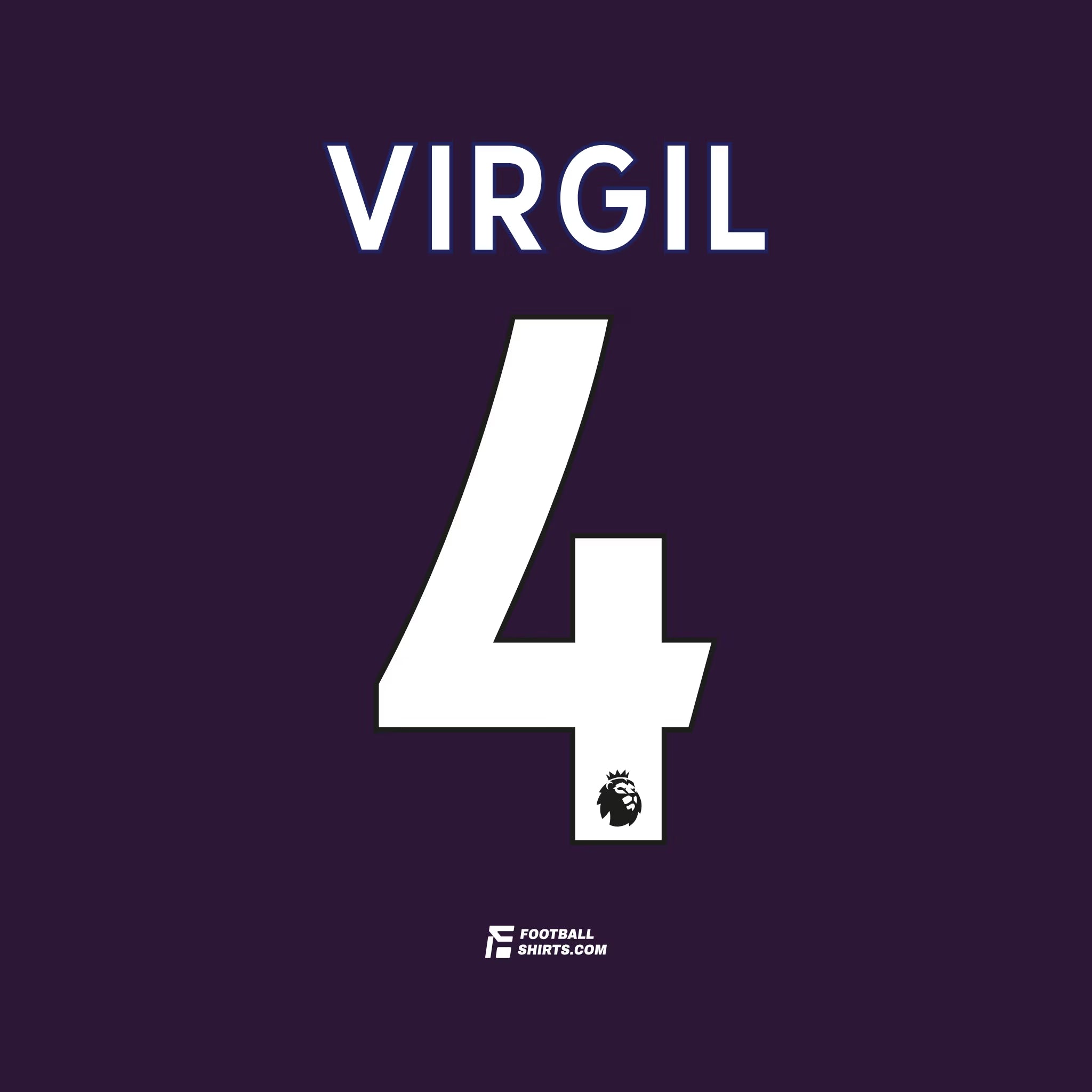 2017-23 Liverpool Heim/Auswärts/Drittes Virgil #4 | Offizieller Flock