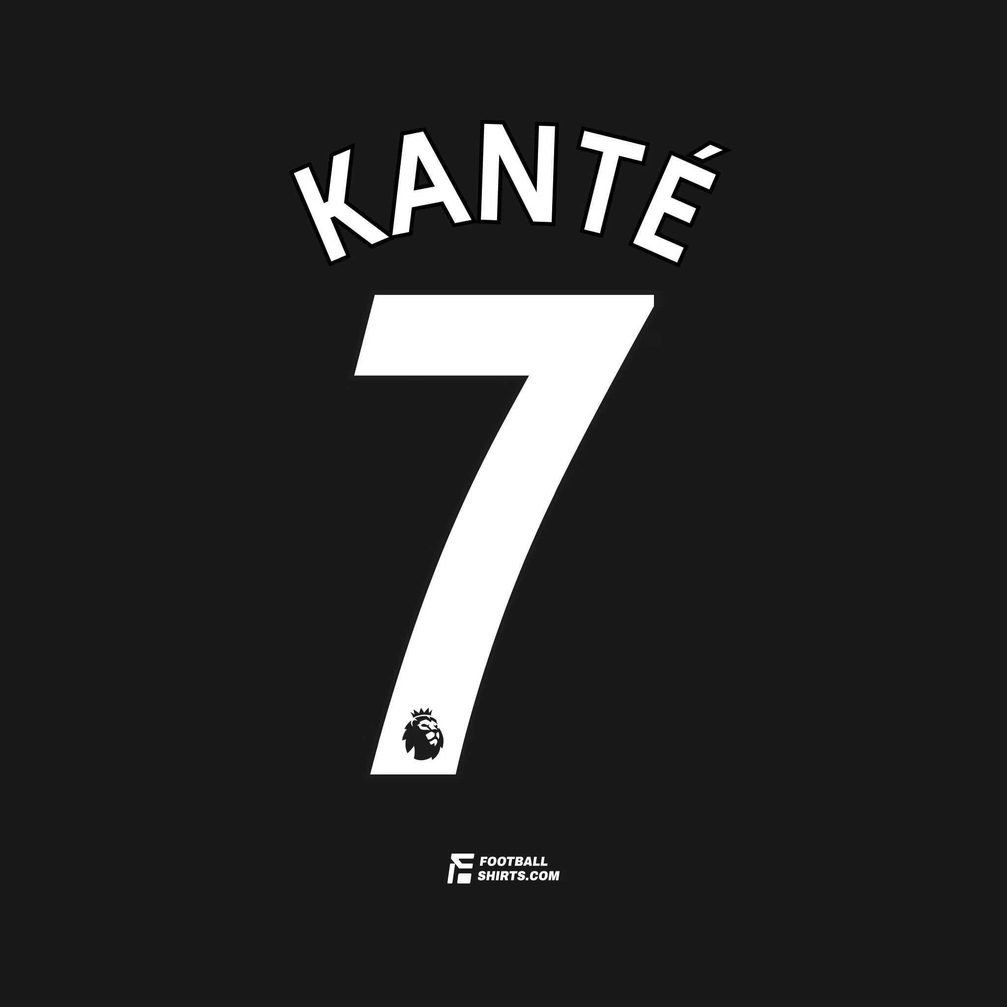 2017-23 Chelsea Heim/Drittes Kanté #7 | Offizieller Flock