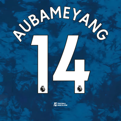 2017-22 Arsenal Heim/Auswärts/Drittes Aubameyang #14 | Offizieller Flock