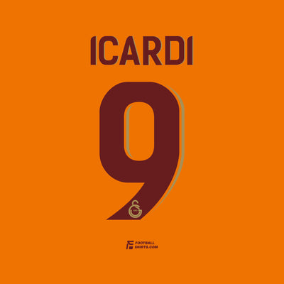 2022-26 Galatasaray Cup Home/Away/Third Icardi #9 | Official Name Set