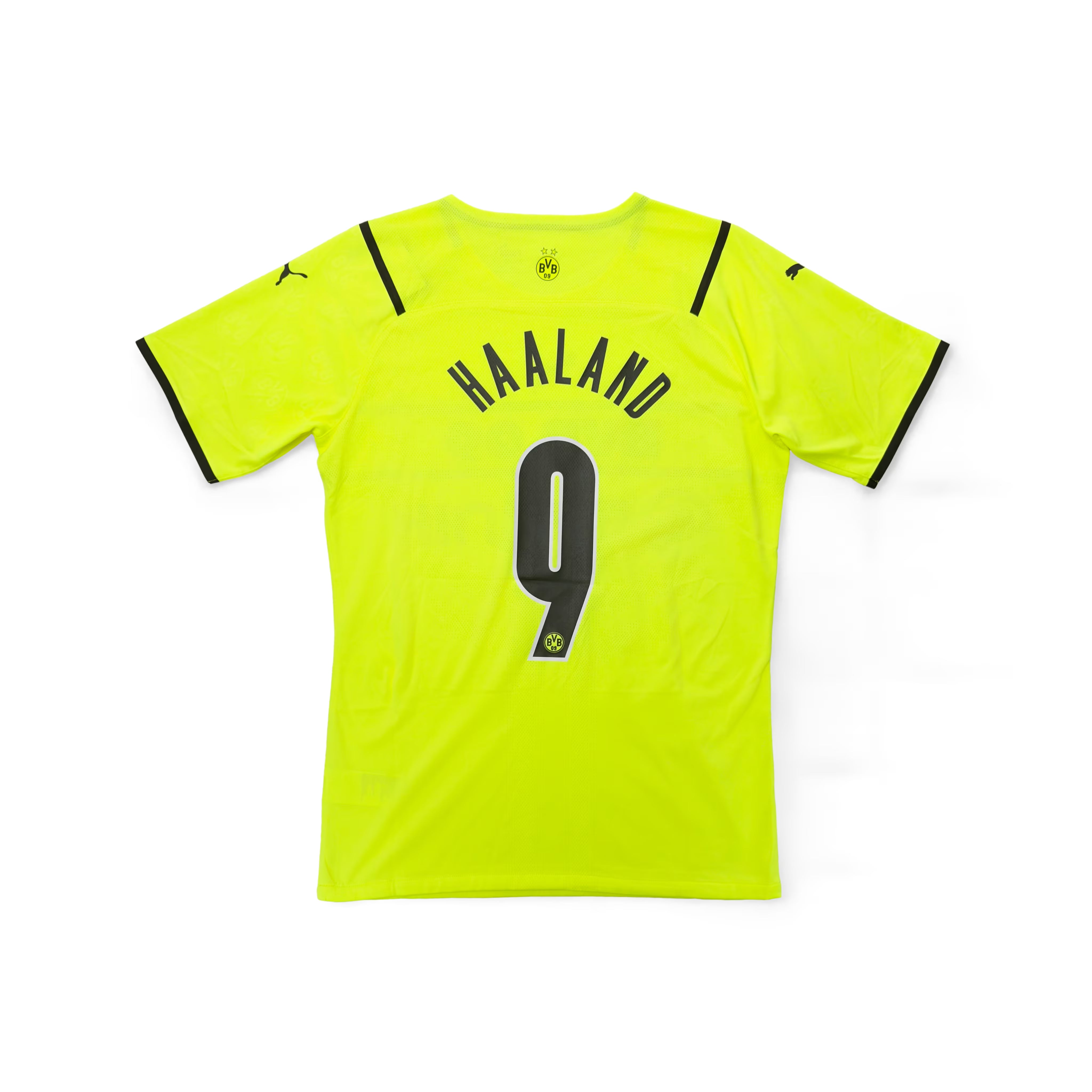 Borussia Dortmund 2021/22 Authentic Cup Shirt | Haaland #9 | PUMA