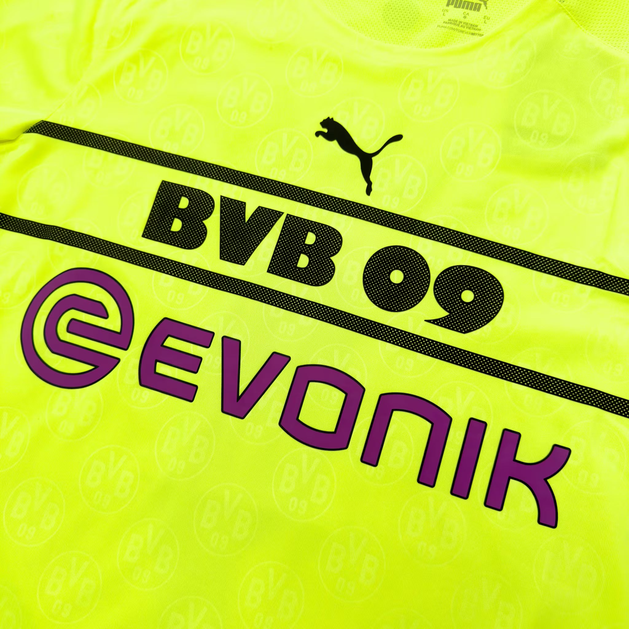 Borussia Dortmund 2021/22 Authentic Cup Shirt | Haaland #9 | PUMA