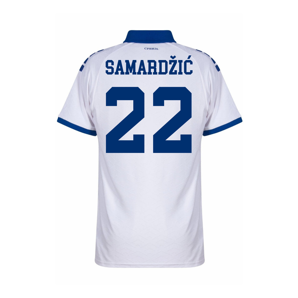 Serbie 2025-26 Maillot Extérieur Authentic | Samardžić #22 | Capelli