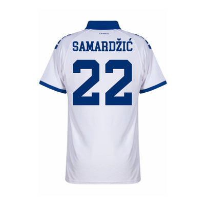 Serbia 2025-26 Authentic Away Shirt Kids | Samardžić #22 (Fan-Style) | Capelli