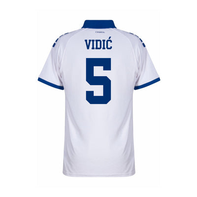 Serbia 2025-26 Authentic Away Shirt | Vidić #5 | Capelli