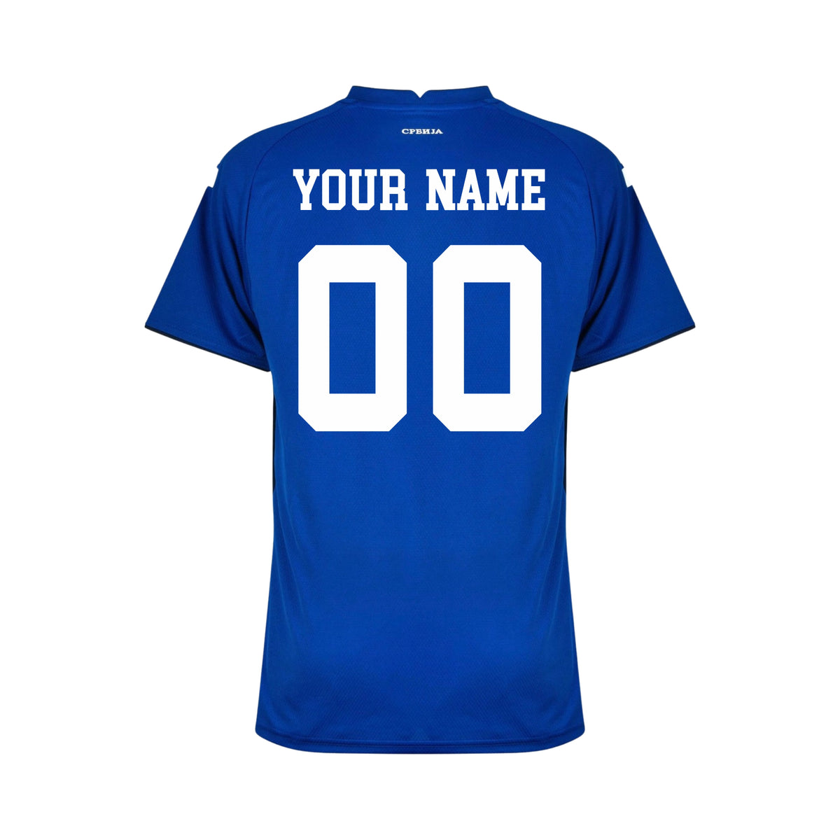 Serbia 2025-26 Authentic Home Shirt | Custom Name (Fan-Style) | Capelli