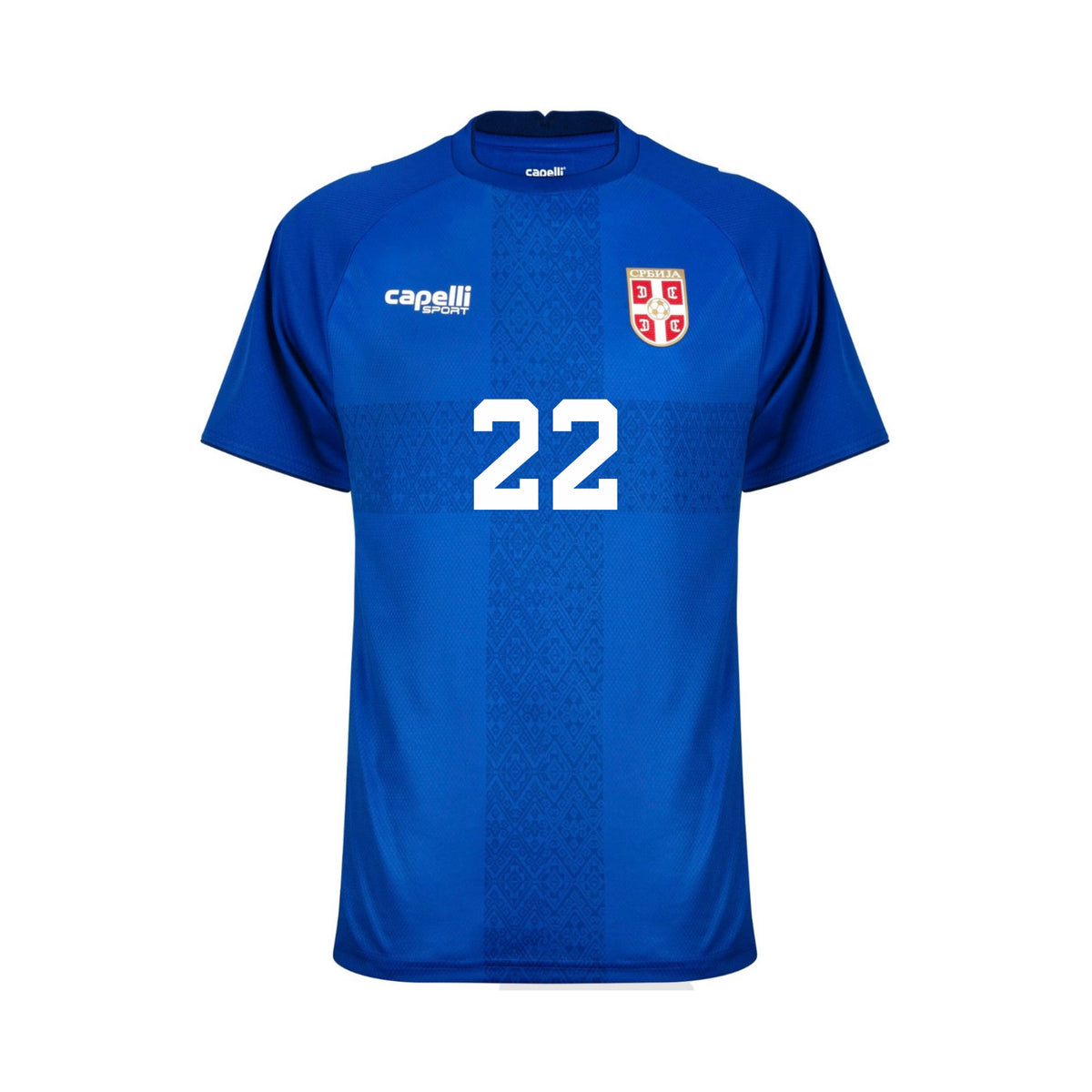 Serbia 2025-26 Authentic Home Shirt | Samardžić #22 | Capelli