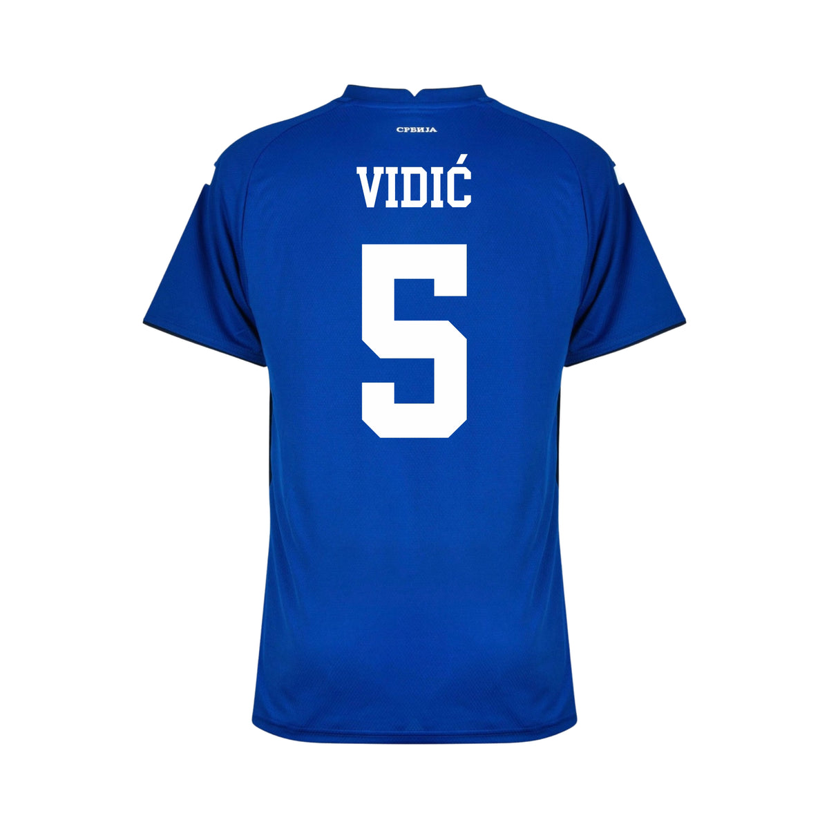 Serbia 2025-26 Authentic Home Shirt | Vidić #5 | Capelli