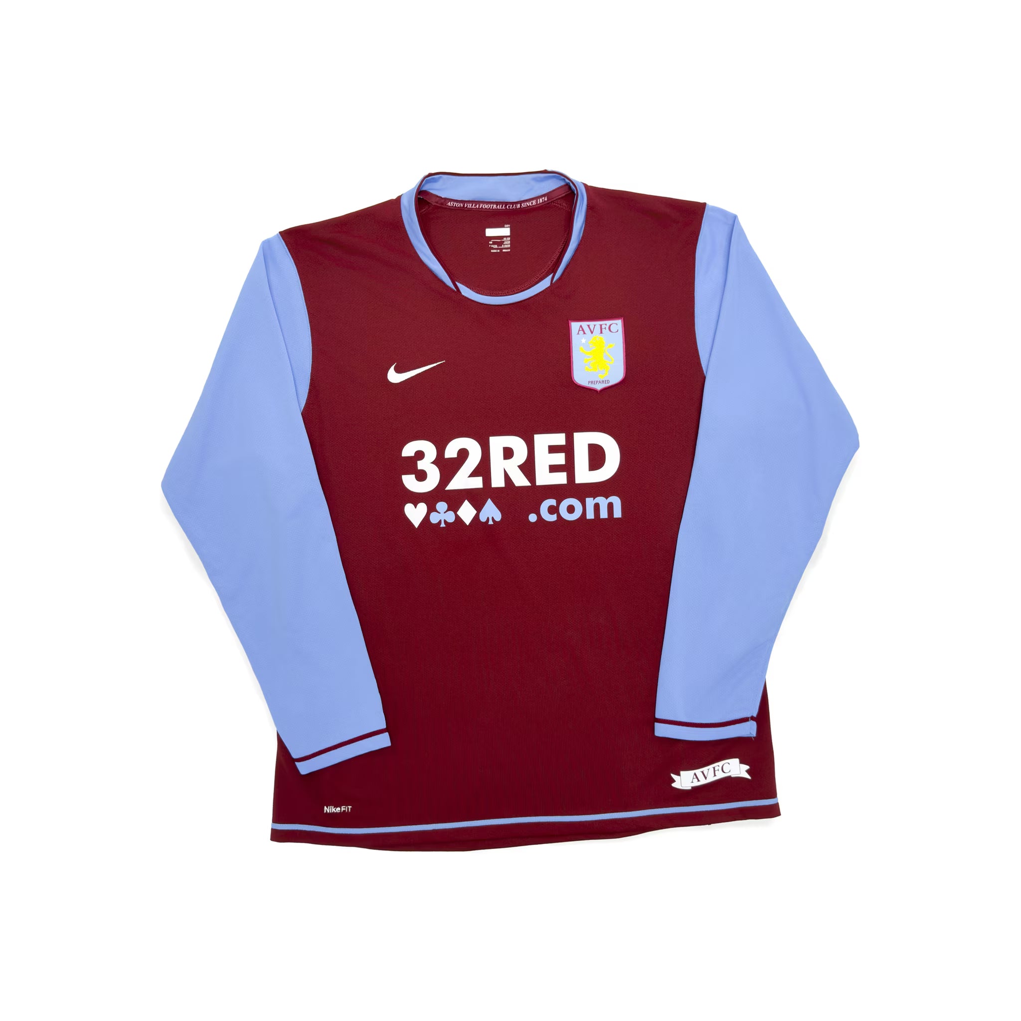 Aston Villa 2007/08 Home L/S Shirt | Nike