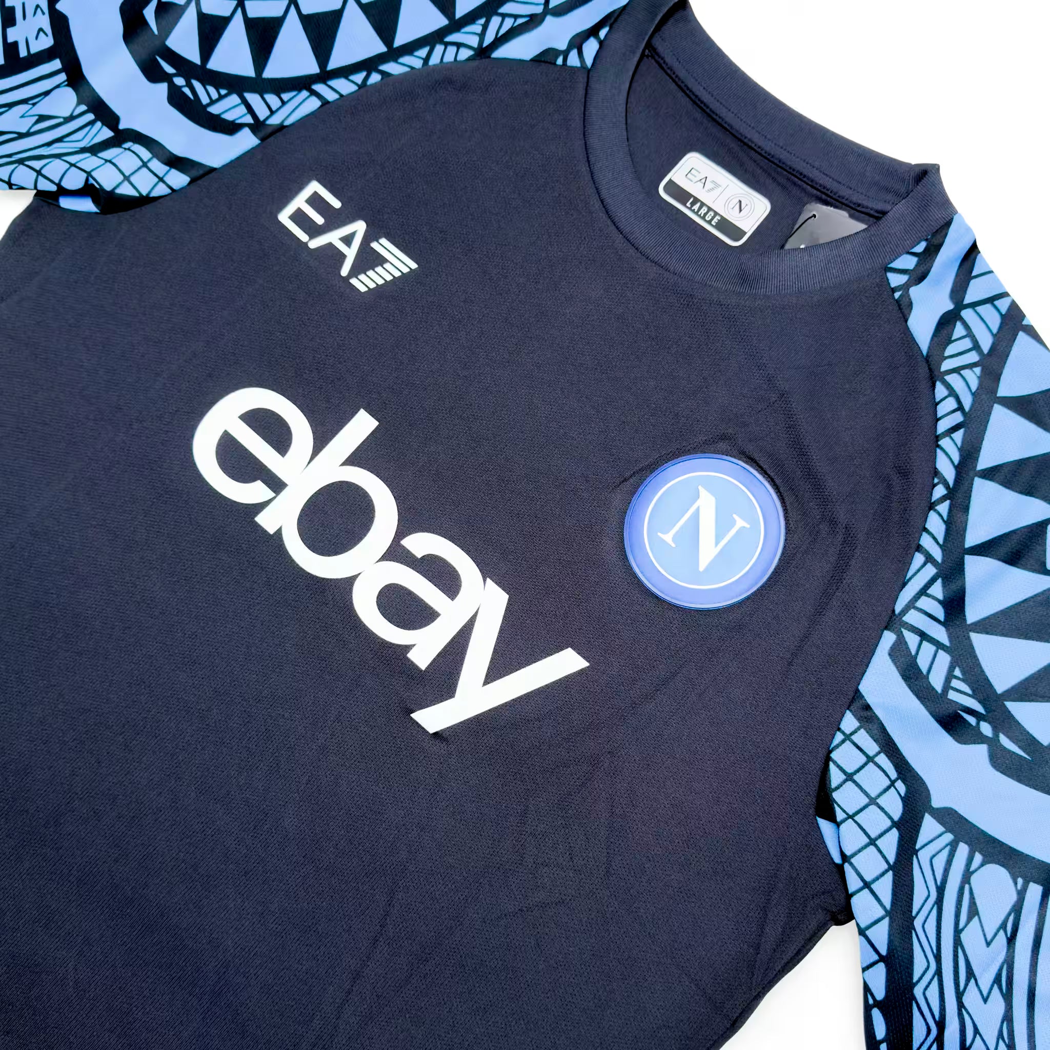 Napoli 2023/24 Trainingsshirt | Schwarz/Blau | EA7