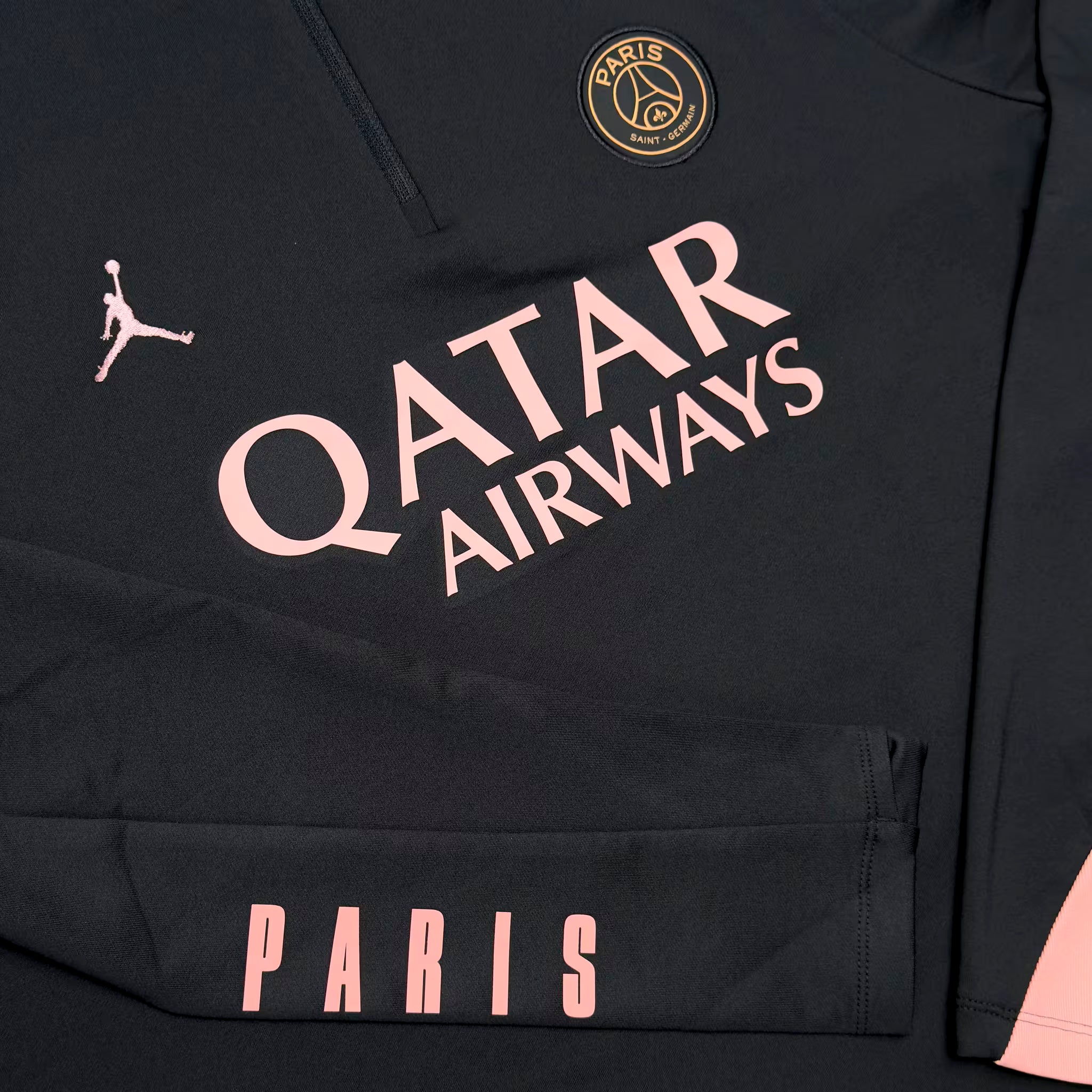 PSG 2024/25 Training L/S Shirt | Black/Pink | Nike