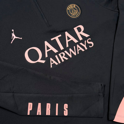 PSG 2024/25 Training L/S Shirt | Black/Pink | Nike