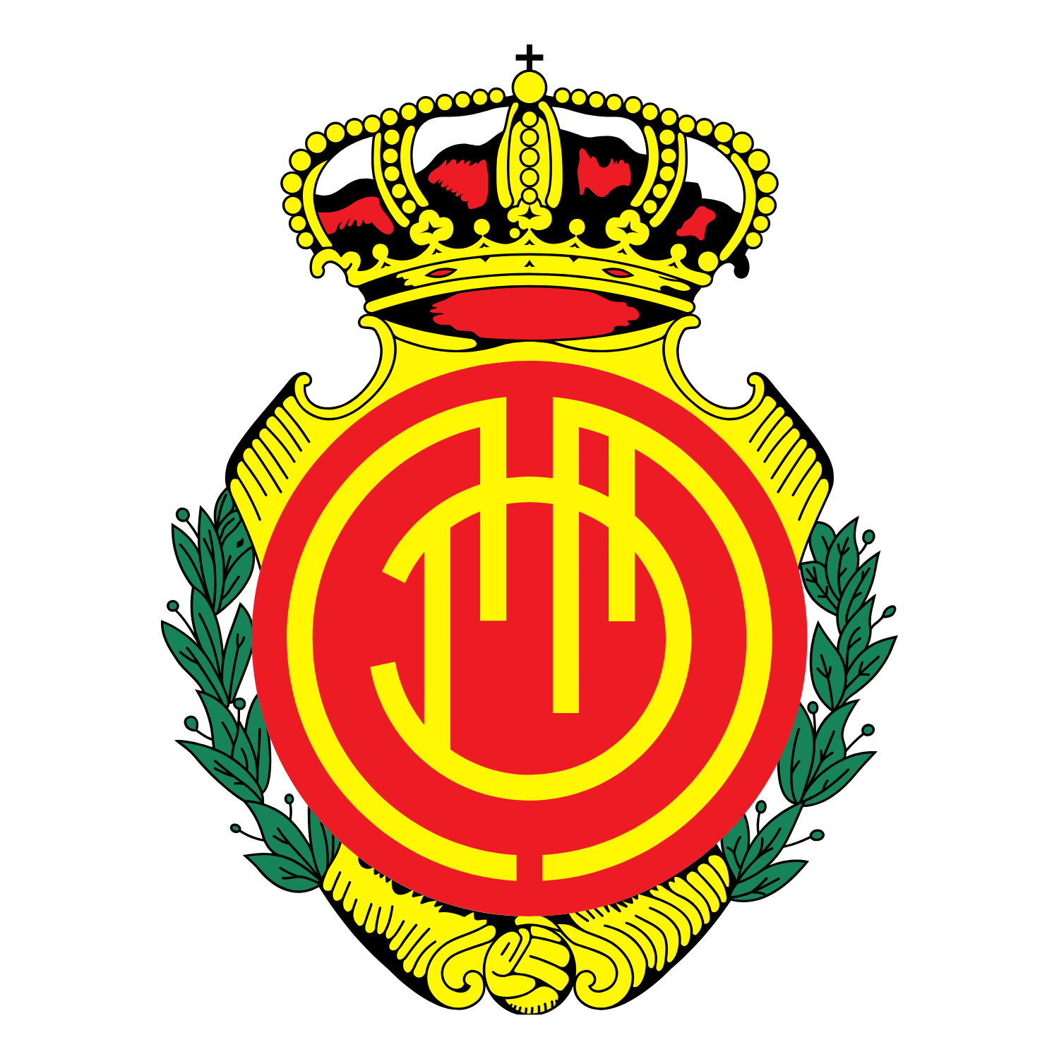 Official RCD Mallorca football club logo (1996 version), classic team crest used on official football kits and merchandise.